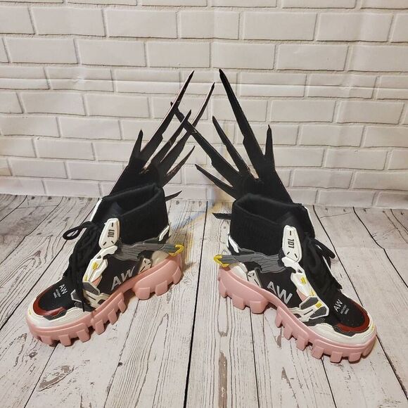 Anthony Wang Sour Sop 04 Gundam Wing Pink Sneakers US Women 8 - Picture 2 of 6